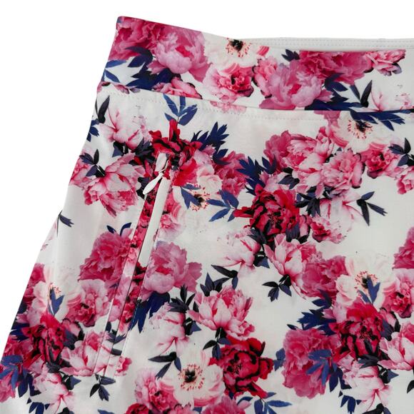 G/Fore Photo Floral Silky Tech Nylon Skort Women's Size Small - Picture 3 of 9